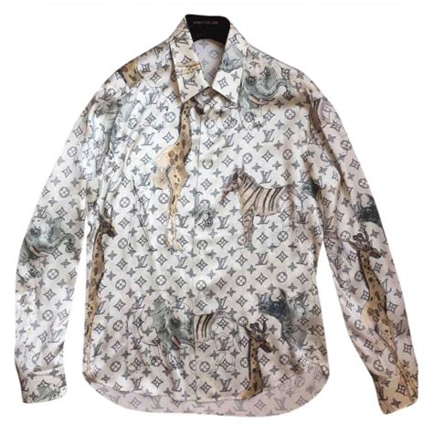 louis vuitton silk shirt men's.